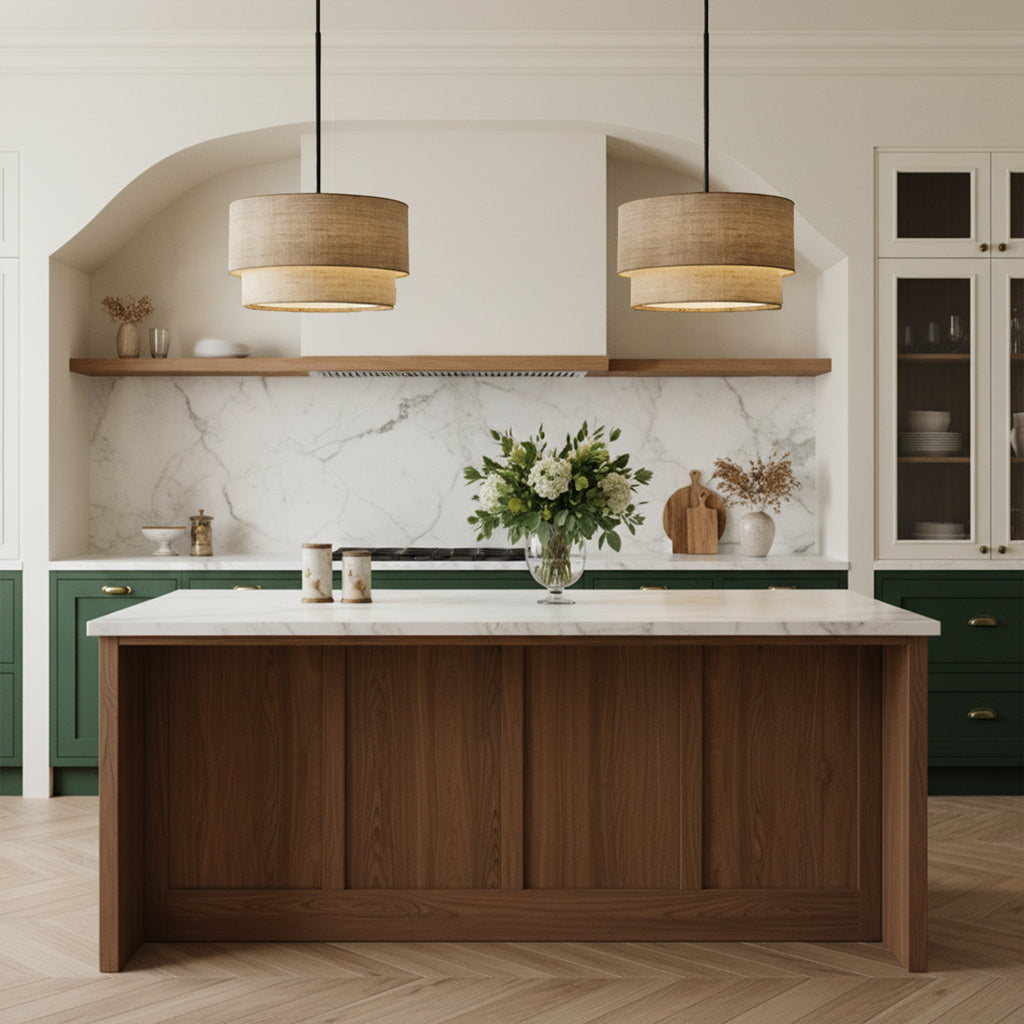 Beck Linen Chandelier