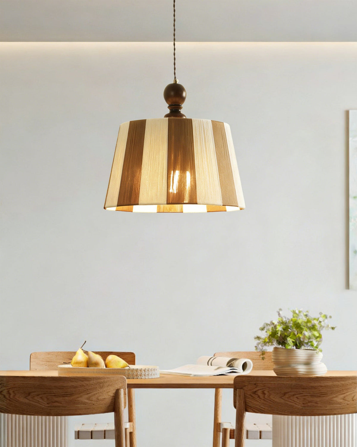 Beatrice Striped Pendant