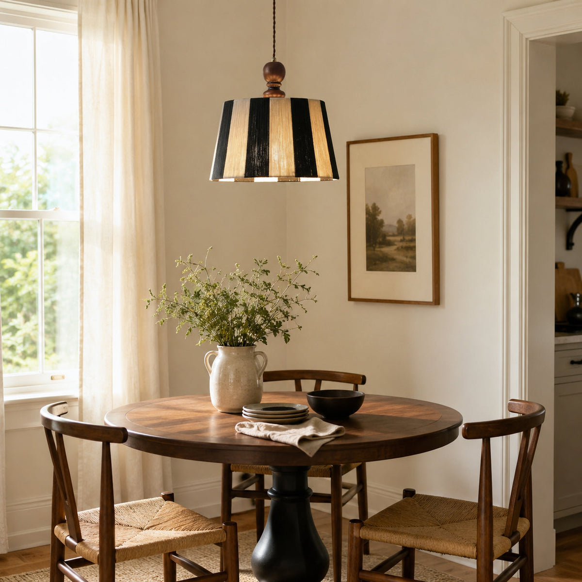 Beatrice Striped Pendant