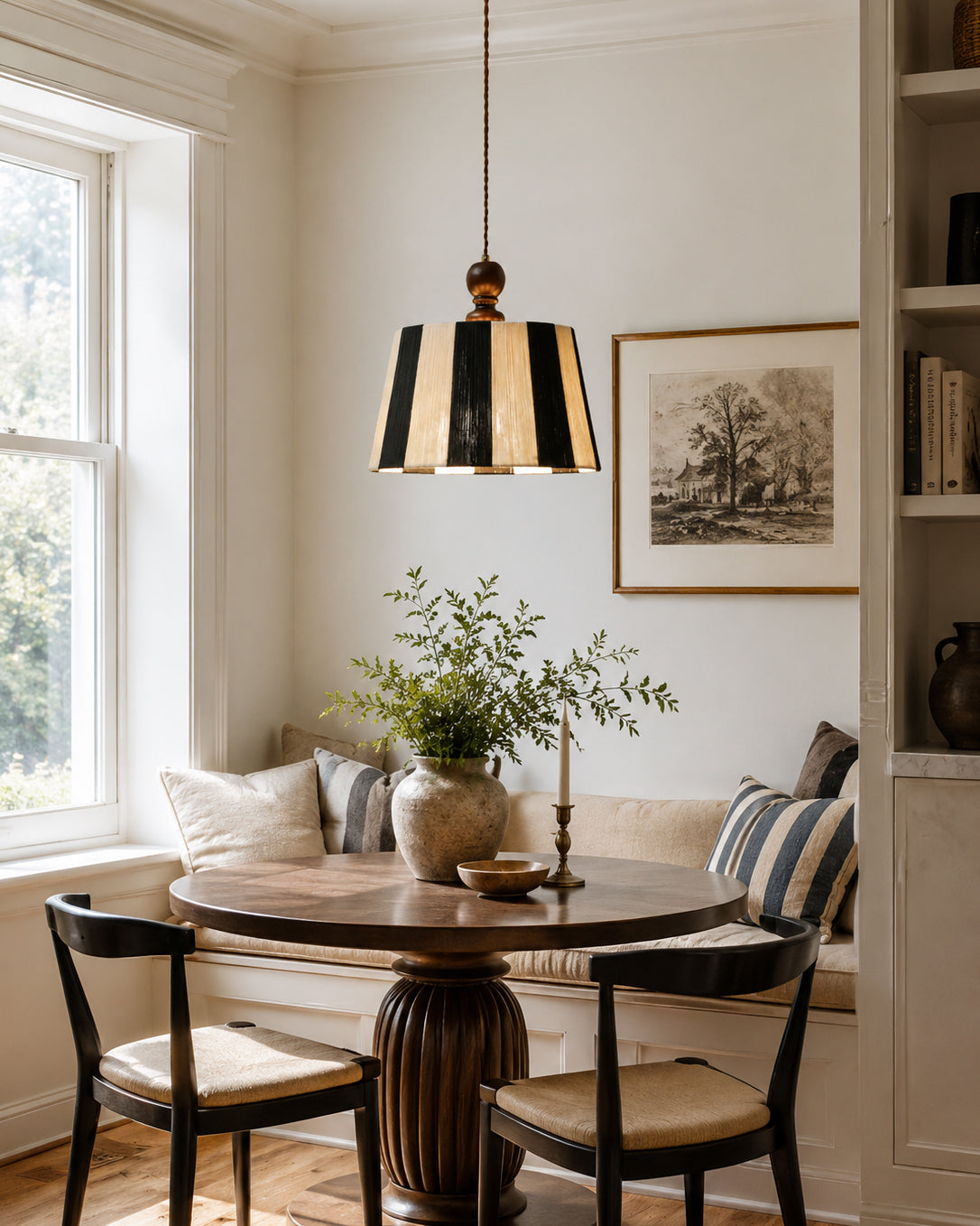 Beatrice Striped Pendant