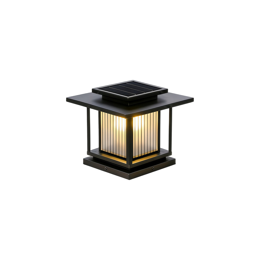 Solar-Powered Pillar Lights