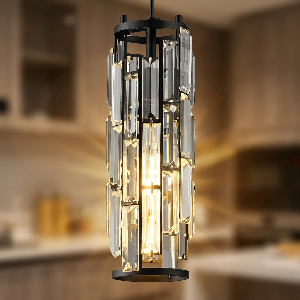 Crystal Pendant Light - Detail Shot