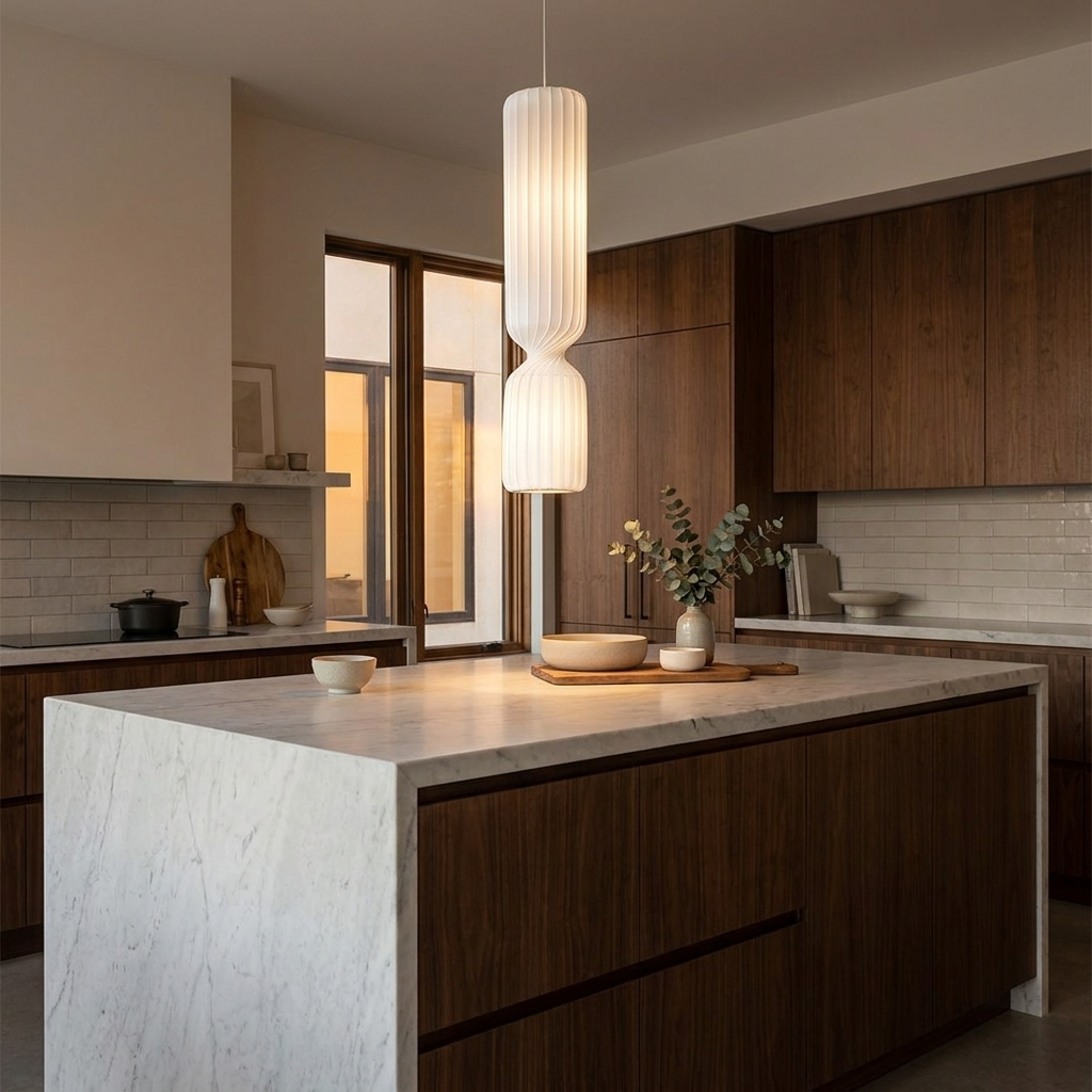 Silk Cylinder Ceiling Light lifestyle 4