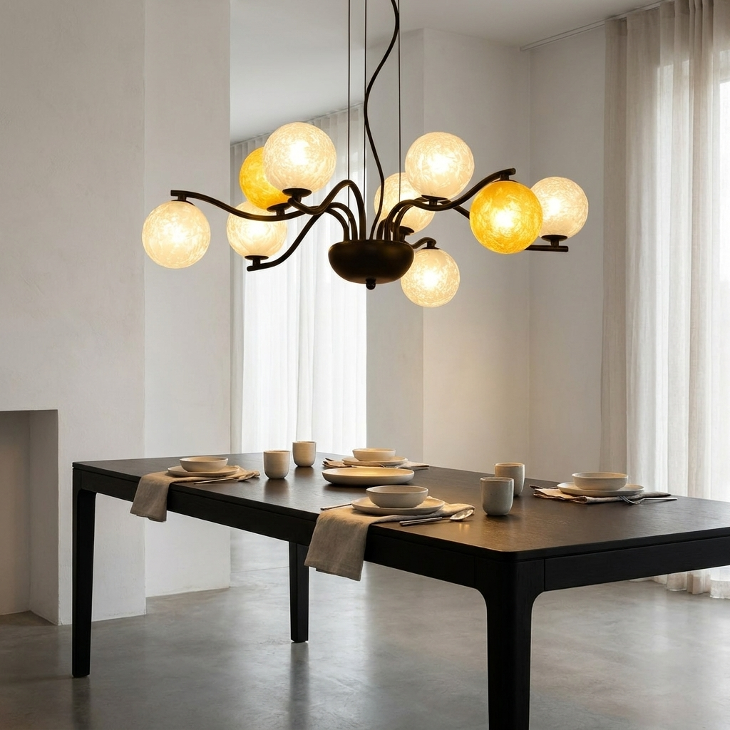 Bubble Glass Chandelier lifestyle 1