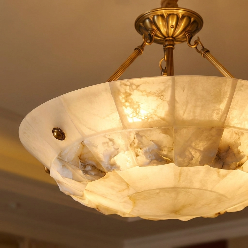Round Marble Ceiling Light lifestyle 3
