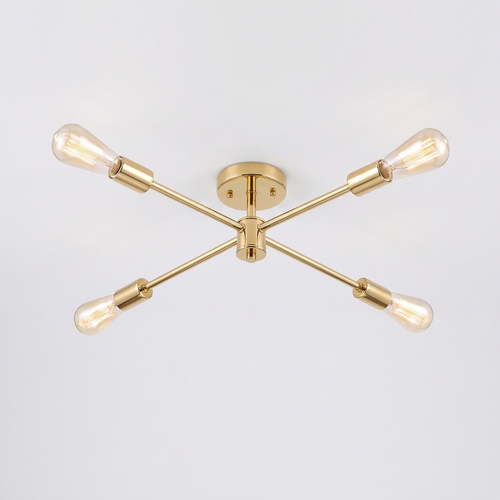 Modern Sputnik Chandelier for Bedroom & Dining Room