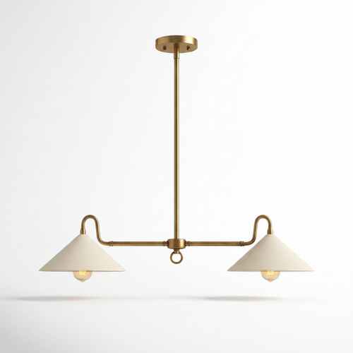Farmhouse Dual-Shade Chandelier