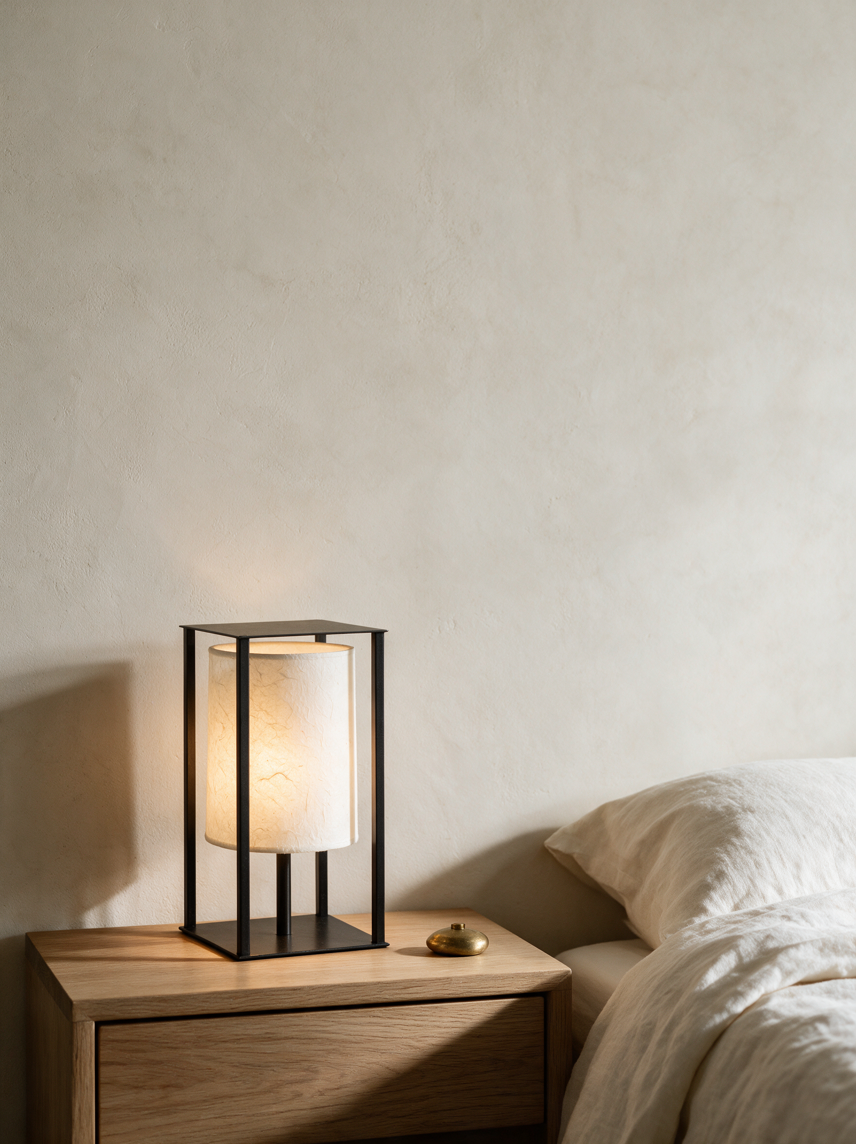AIR HAVEN Zen Paper Lantern Lamp - Signature Lifestyle Bedroom Nightstand