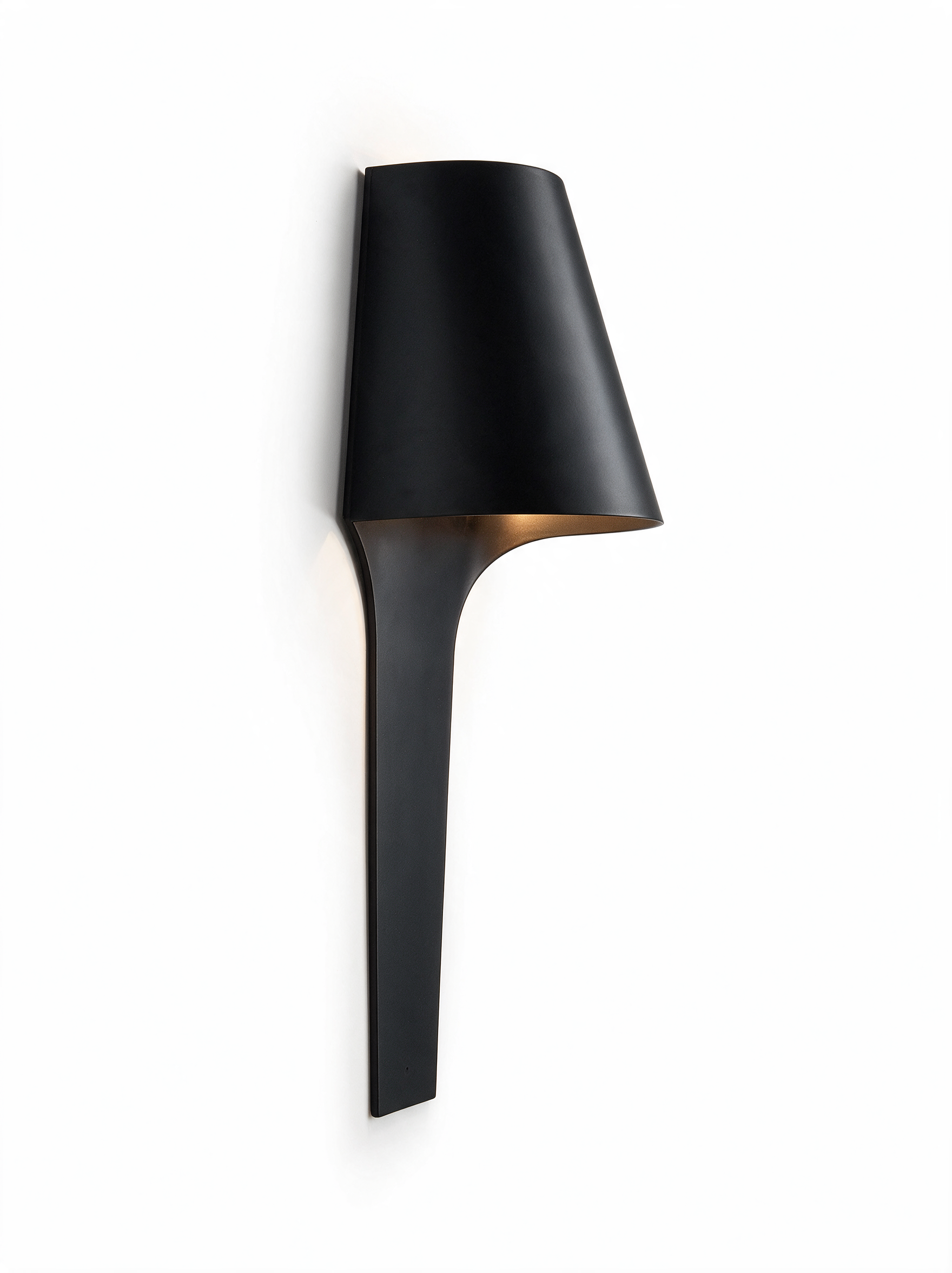 AIR HAVEN Contrast Brass Wall Sconce - Side Elevation
