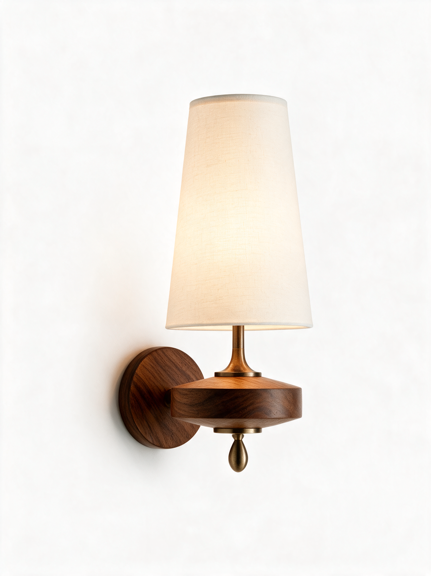 AIR HAVEN Botanical Bloom Wall Sconce - Three-Quarter Studio View