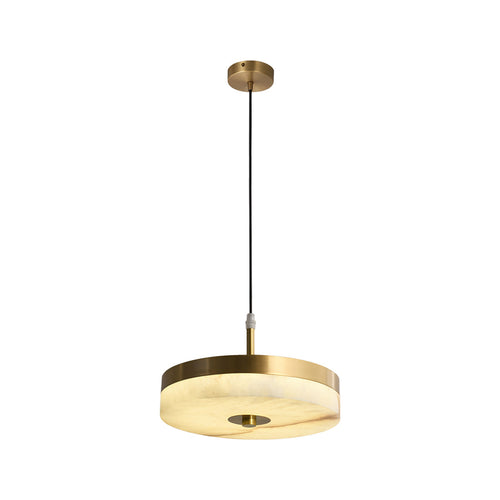 Marble Disc Pendant Light for Dining Room