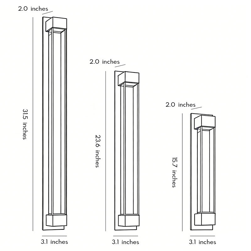 LED Wall Sconce Outdoor Modern Minimalist Waterproof Bubble Light