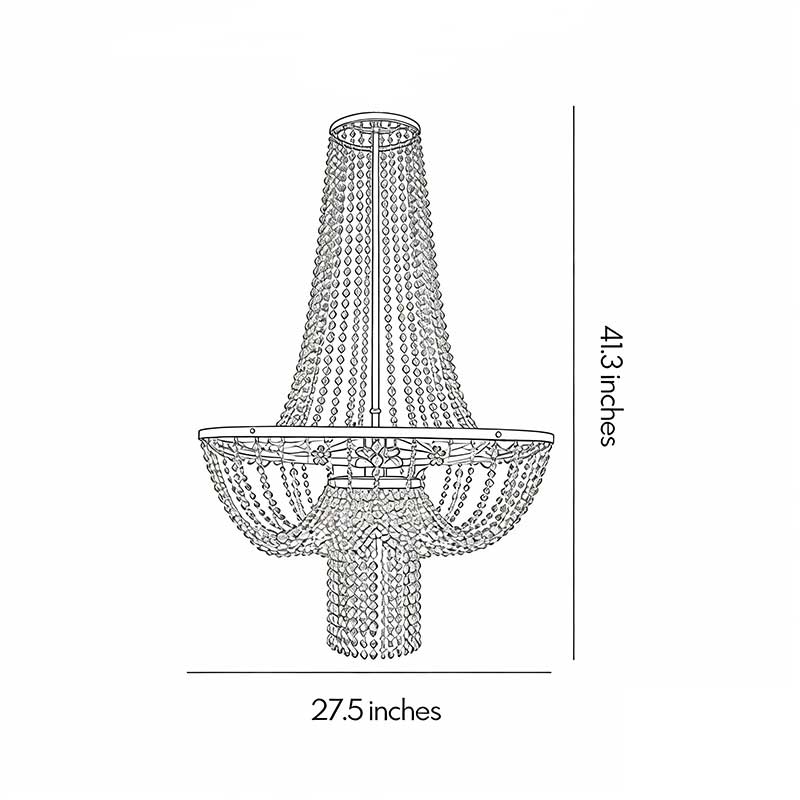 Outdoor Hanging Light Fixture European Wedding Crystal Ceiling Light