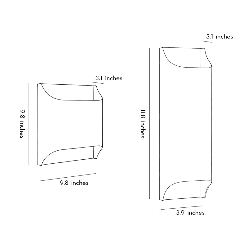 Brass Wall Light Modern Minimalist up and down Lighting