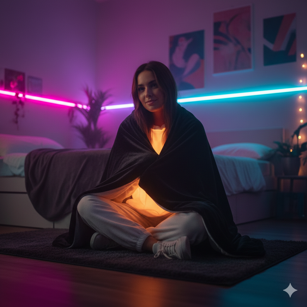 Luxe USB Heated Wearable Throw