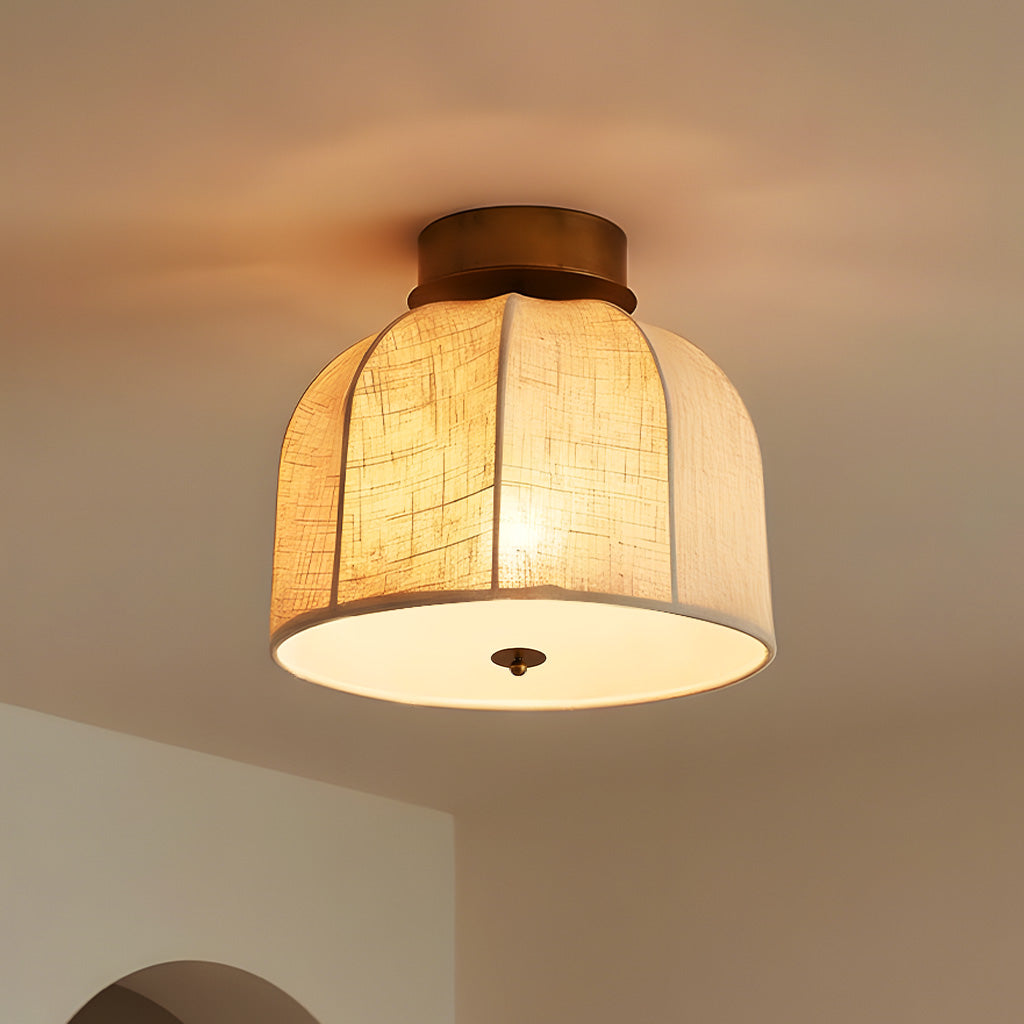 Vanna Linen Flushmount