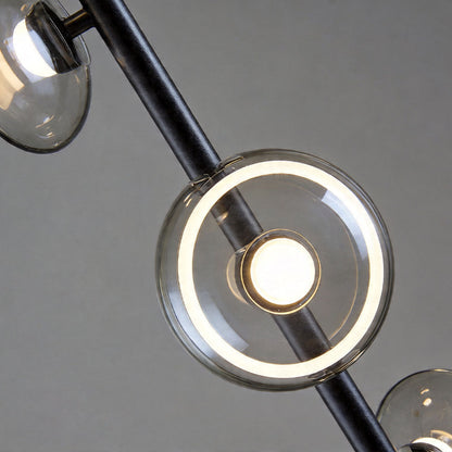 3 Light Linear Pendant Light Italian Creative Vertical Ceiling Light