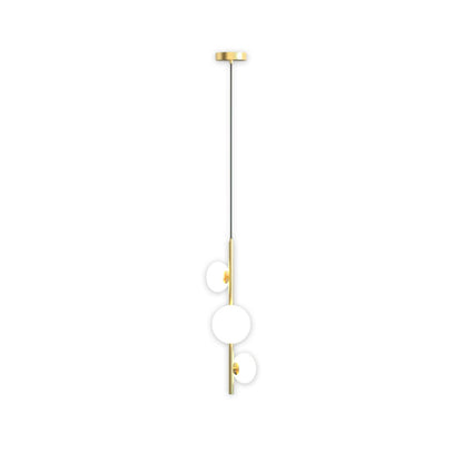 3 Light Linear Pendant Light Italian Creative Vertical Ceiling Light