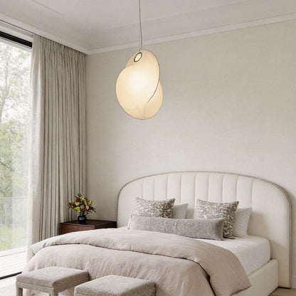 Unique Light Pendants Modern Minimalist Creative Silk Ceiling Light