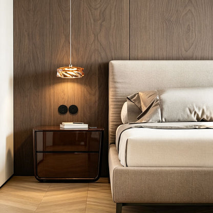 Elegant Amber Ceiling Light