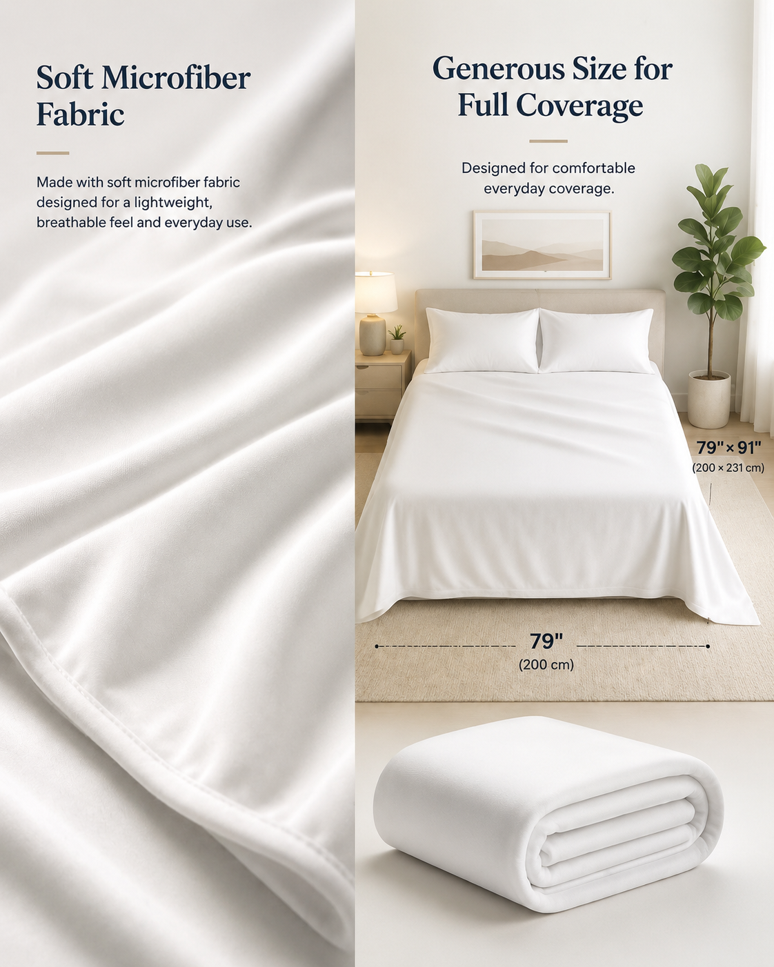 Cooling Blanket for Hot Sleepers – Lightweight Breathable Summer Blanket