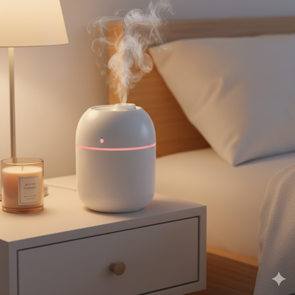 220ml Ultra-Quiet USB Humidifier with LED Glow