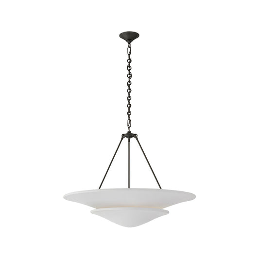 White Plaster Chandelier French Vintage Style Ceiling Light