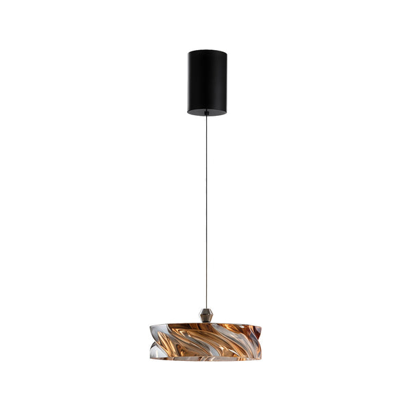 Elegant Amber Ceiling Light