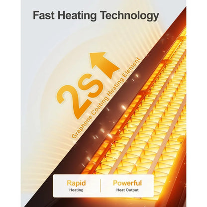 Premium Graphene Ceramic Tower Heater