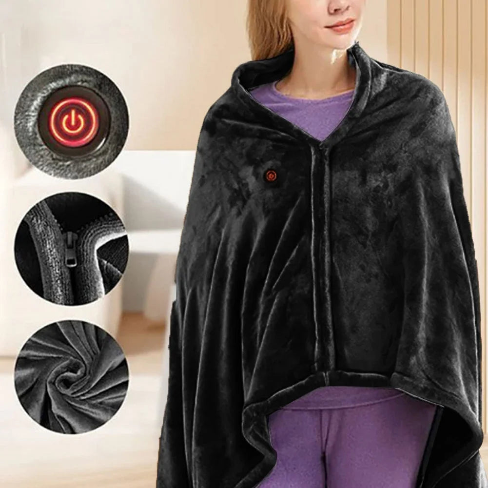 Luxe USB Heated Wearable Throw