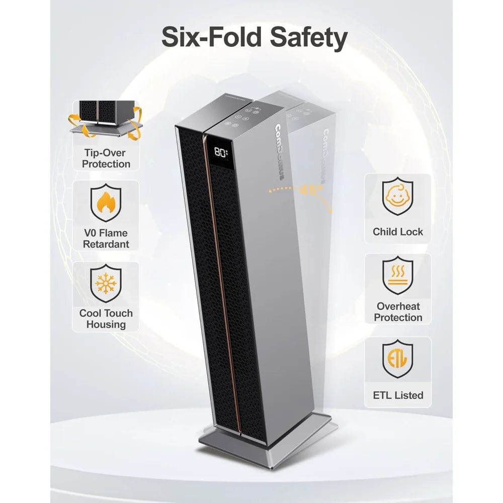 Premium Graphene Ceramic Tower Heater