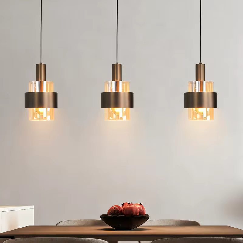 Nordic Glass Pendant Chandelier Set