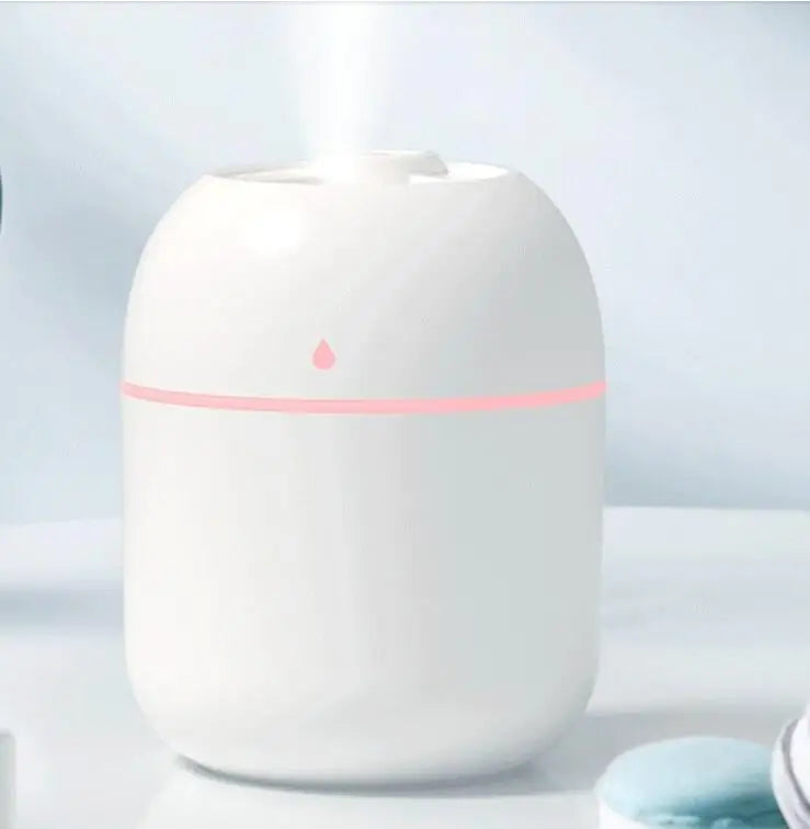 220ml Ultra-Quiet USB Humidifier with LED Glow