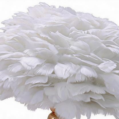 Feather Table Lamps Nordic Ins Style Romantic Wedding Lamp