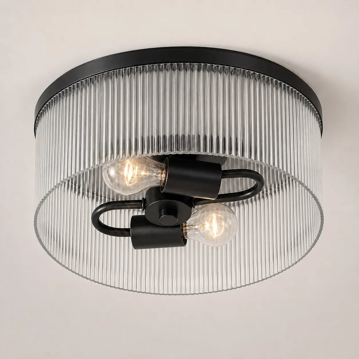 Vesper Ribbed Flushmount