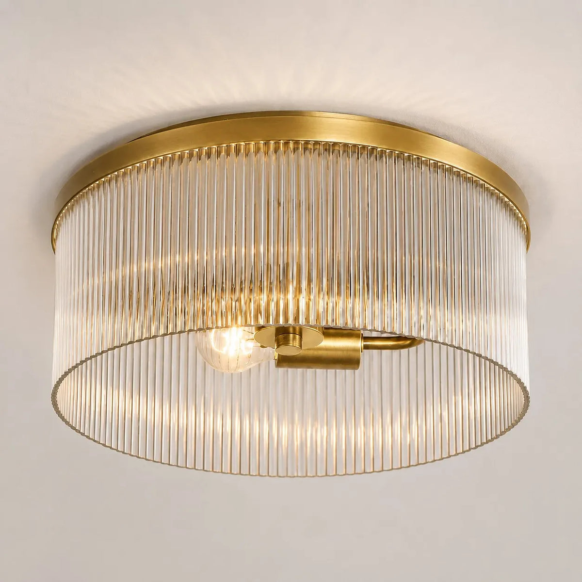 Vesper Ribbed Flushmount