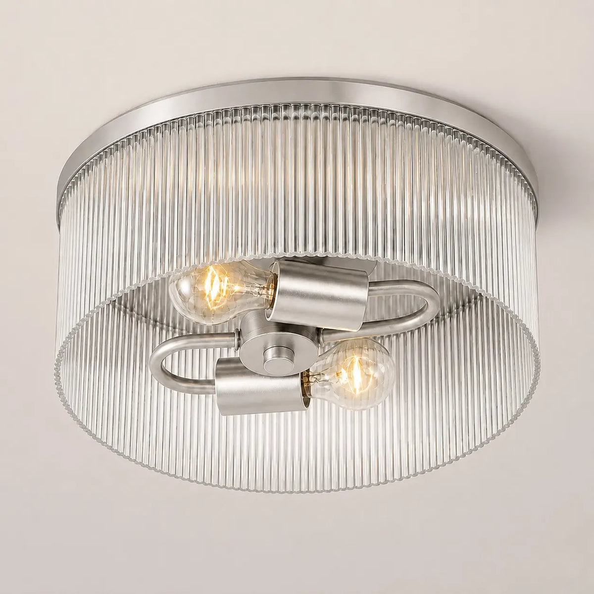 Vesper Ribbed Flushmount