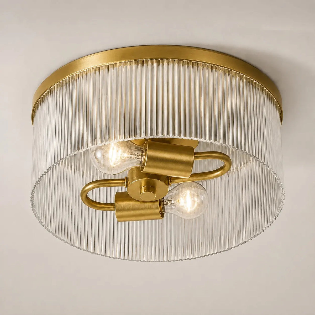 Vesper Ribbed Flushmount