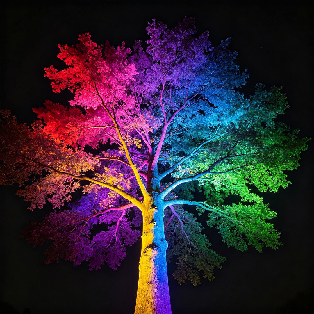 Vibrant Outdoor Color Lights