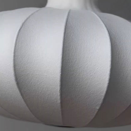 Pendant Light White Japanese Silk Fabric Ceiling Light