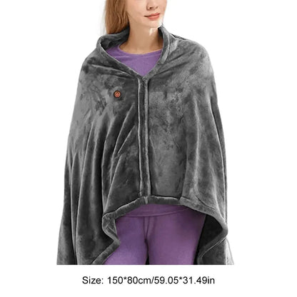 Luxe USB Heated Wearable Throw