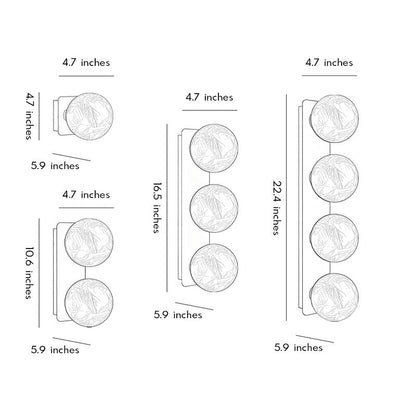 Art Glass Wall Sconce Lighting Modern Creative Light