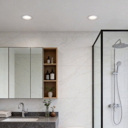 2 PCS Recessed Ceiling Spotlights Modern Waterproof Light