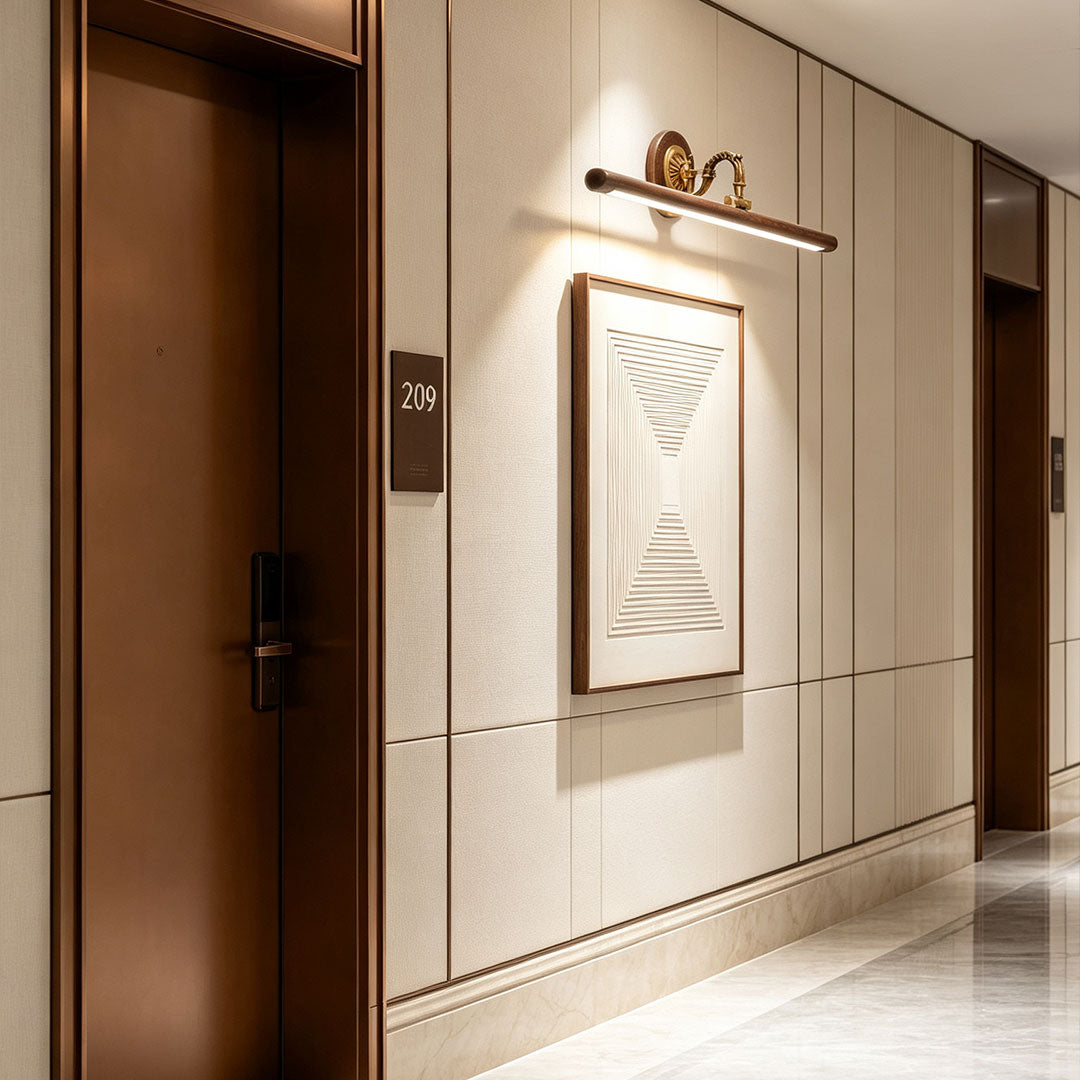 Elegant Copper Vanity Light