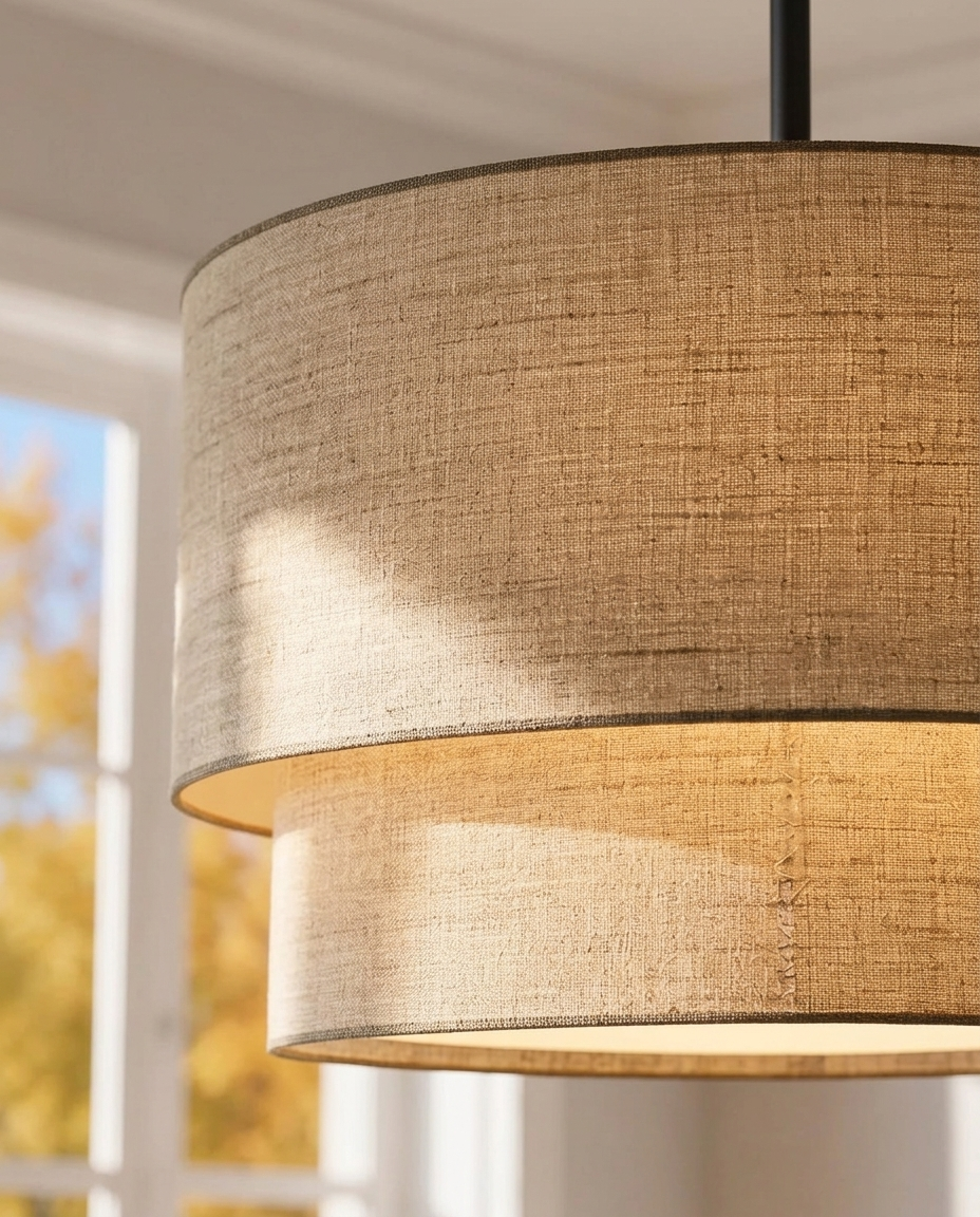 Beck Linen Chandelier