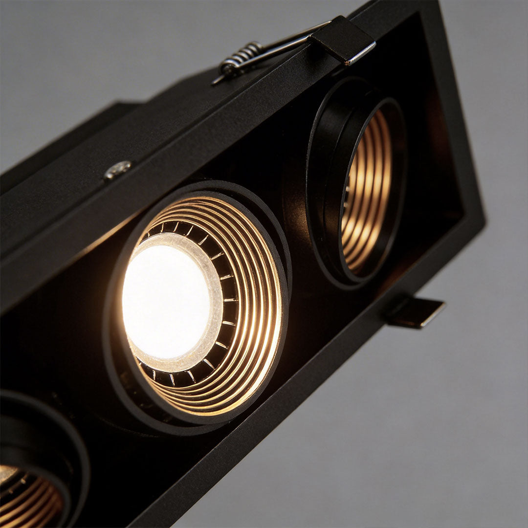 LED Spotlight Indoor Grille Recessed Linear LED Full-Spectrum Light