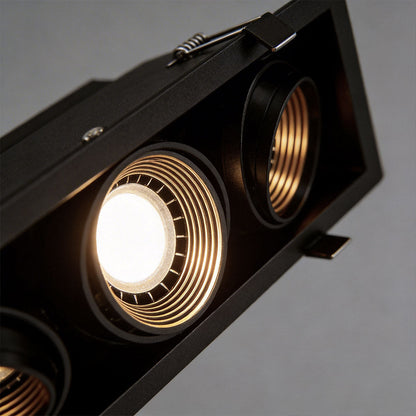 LED Spotlight Indoor Grille Recessed Linear LED Full-Spectrum Light
