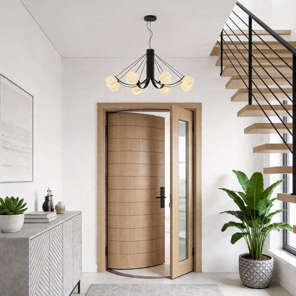 Black Chandelier Modern Creative Minimalist Ceiling Light
