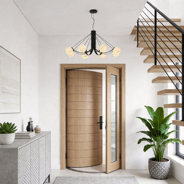 Elegant Black Ceiling Chandelier
