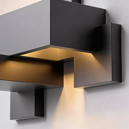 Black up down Wall Lights Geometric Landscape Decorative Light